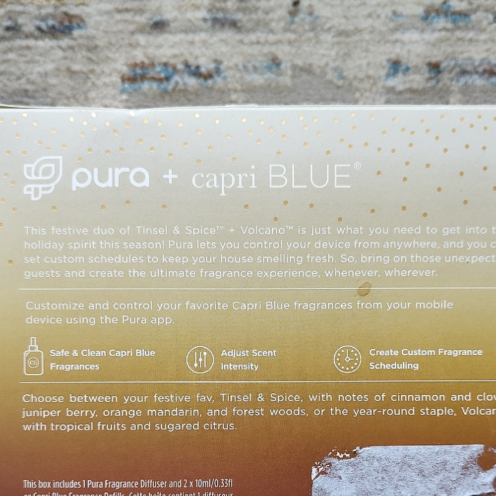 Pura Capri Blue Fragrance Diffuser Set - Picture 9 of 9